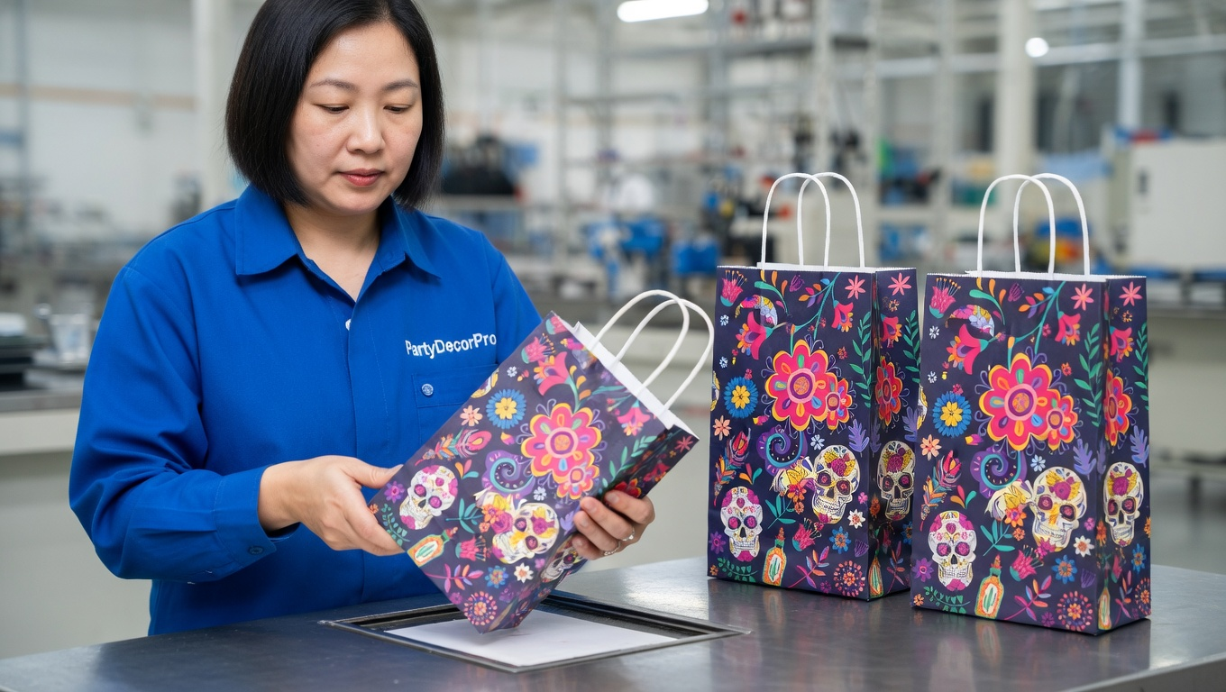 festive paper bags Manufacturing Process 