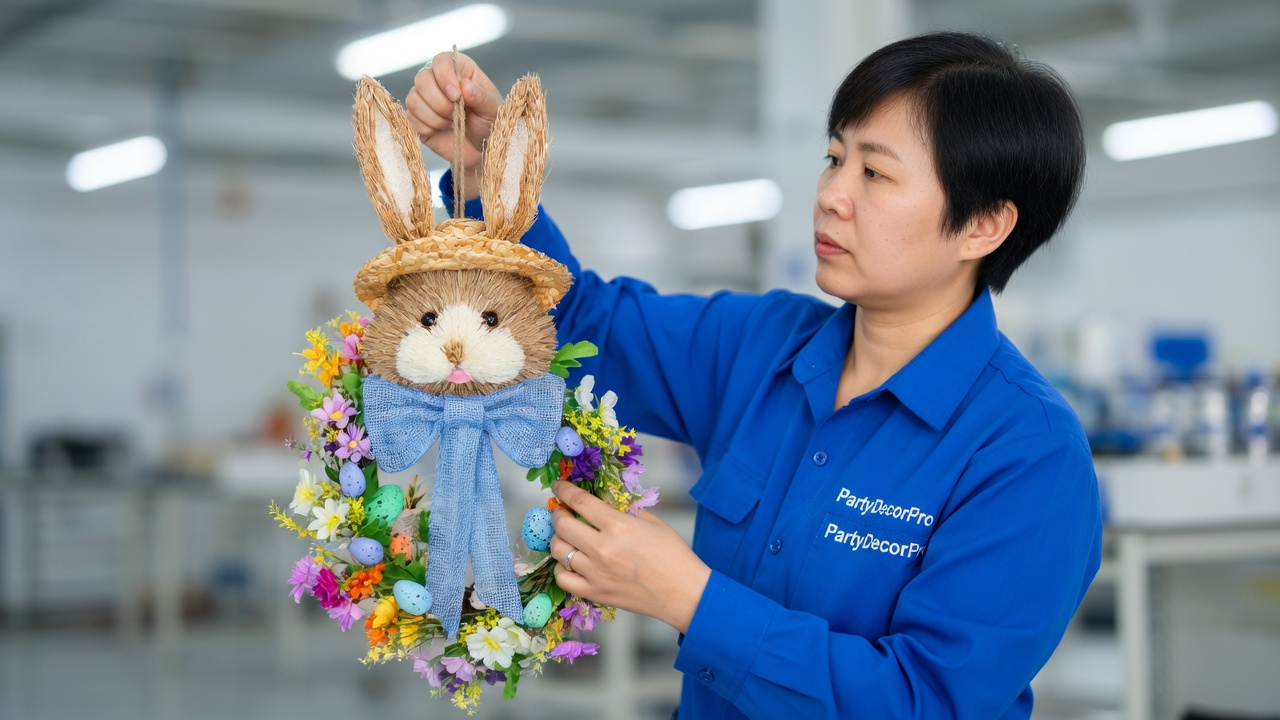 floral wreath Manufacturing Process