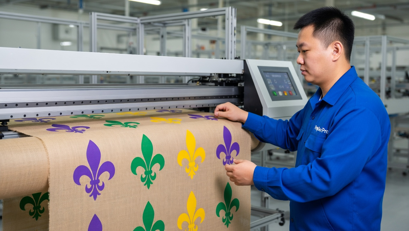 flower banner Manufacturing Process 