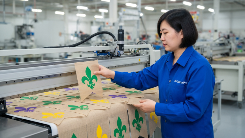 flower banner Manufacturing Process 