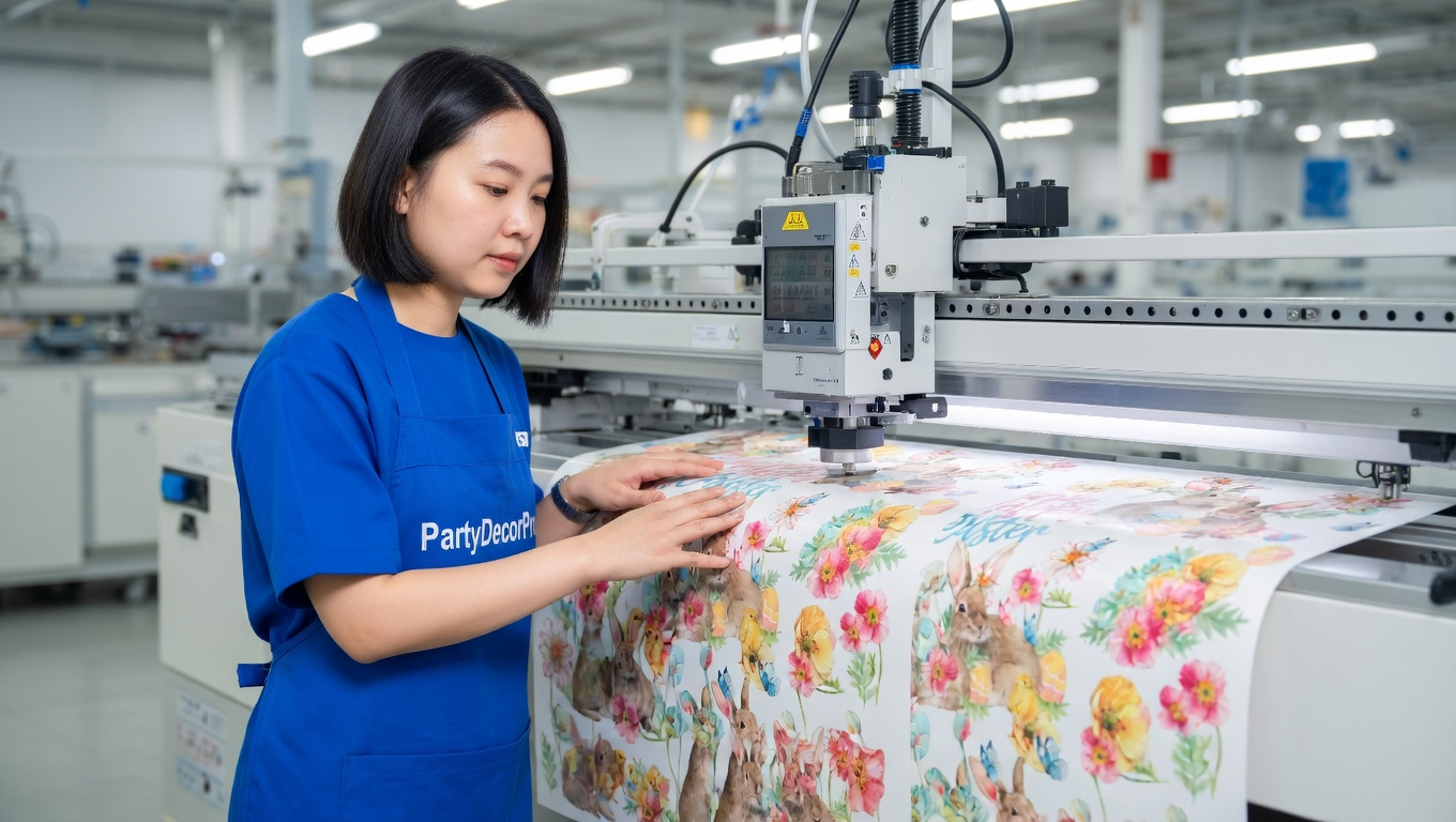 flower window clings Manufacturing Process 