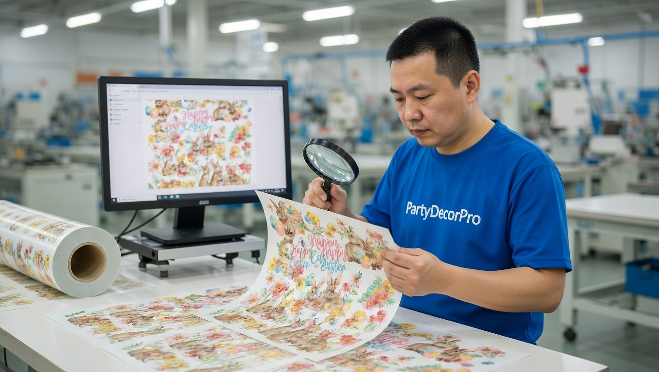 flower window clings Manufacturing Process 