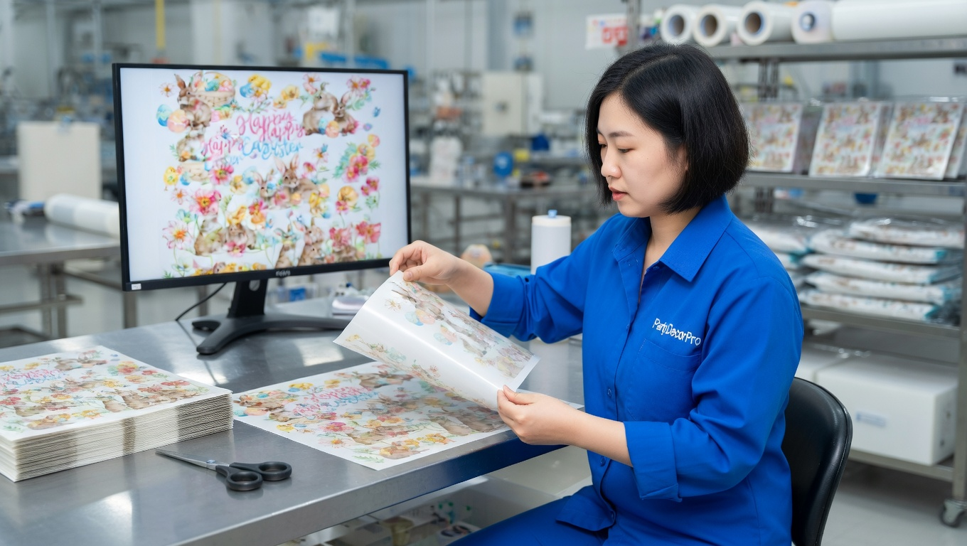flower window clings Manufacturing Process 