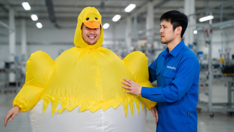 funny costume group Manufacturing Process 