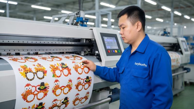 funny glasses for party Manufacturing Process 
