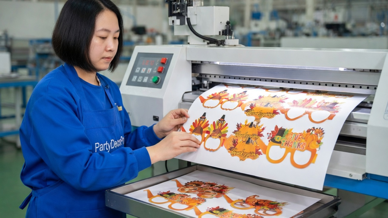 funny glasses for party Manufacturing Process 