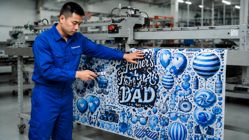 garage door banner Manufacturing Process 