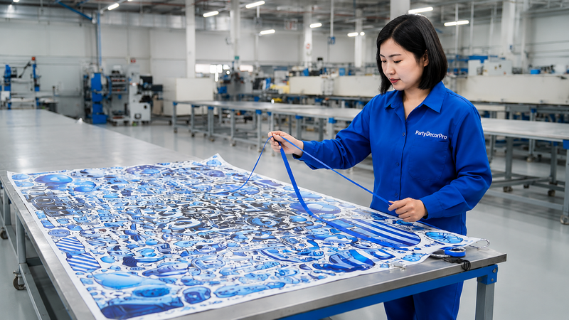 garage door banner Manufacturing Process 