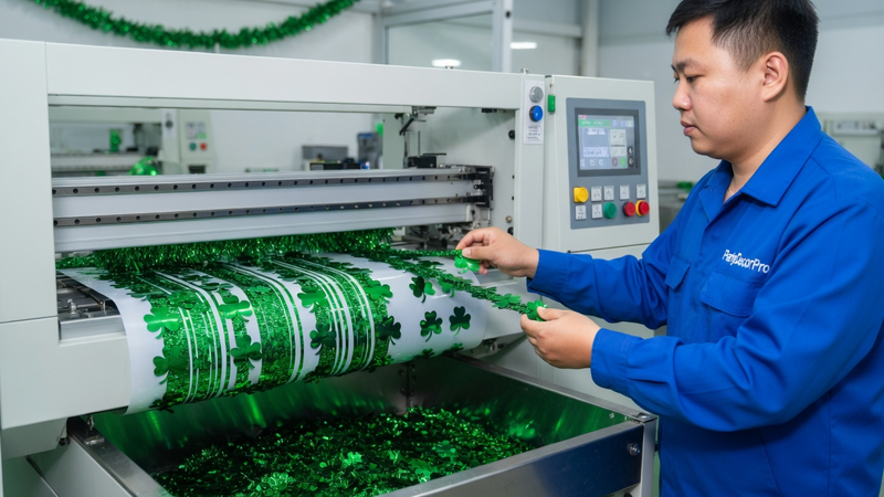 garland tinsel Manufacturing Process 