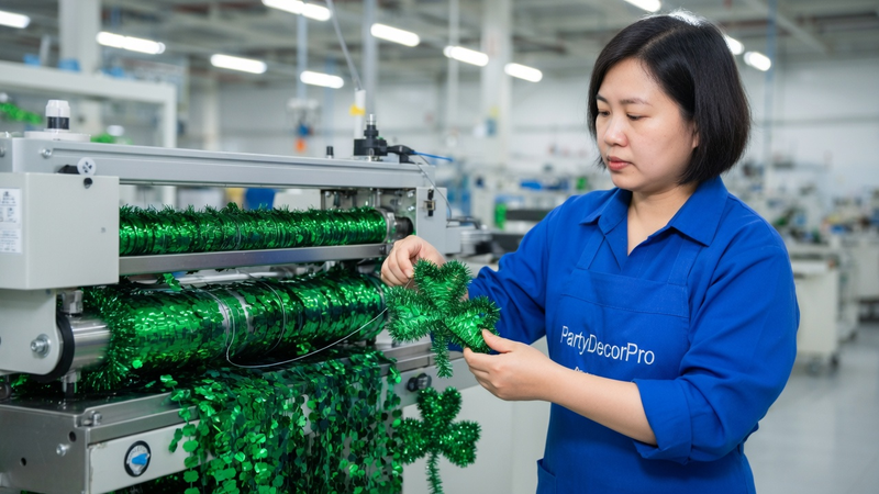 garland tinsel Manufacturing Process 