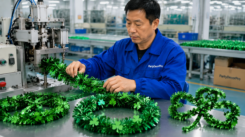 garland tinsel Manufacturing Process 