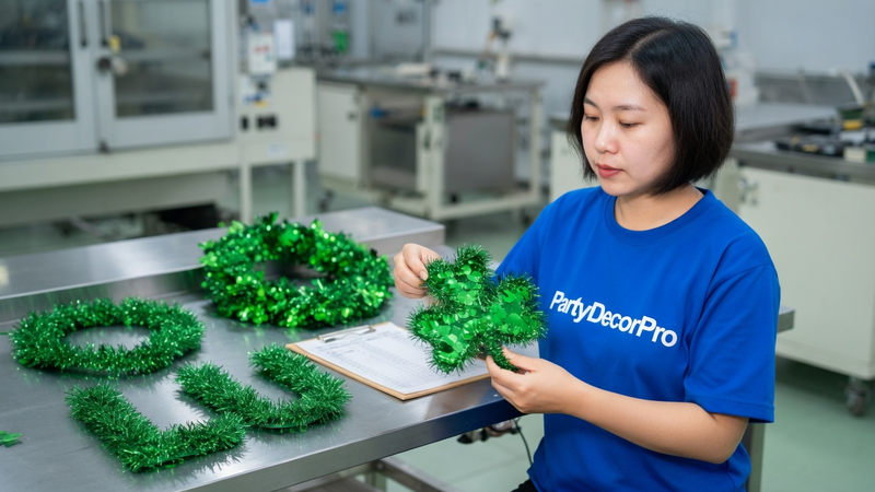 garland tinsel Manufacturing Process 