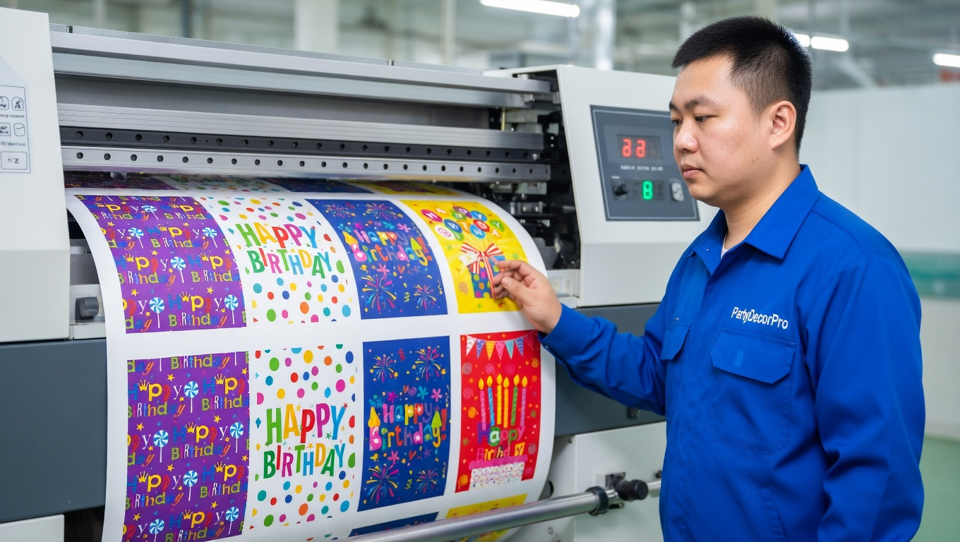 gift bags birthday Manufacturing Process 