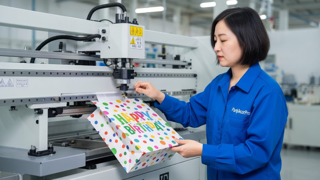 gift bags birthday Manufacturing Process 
