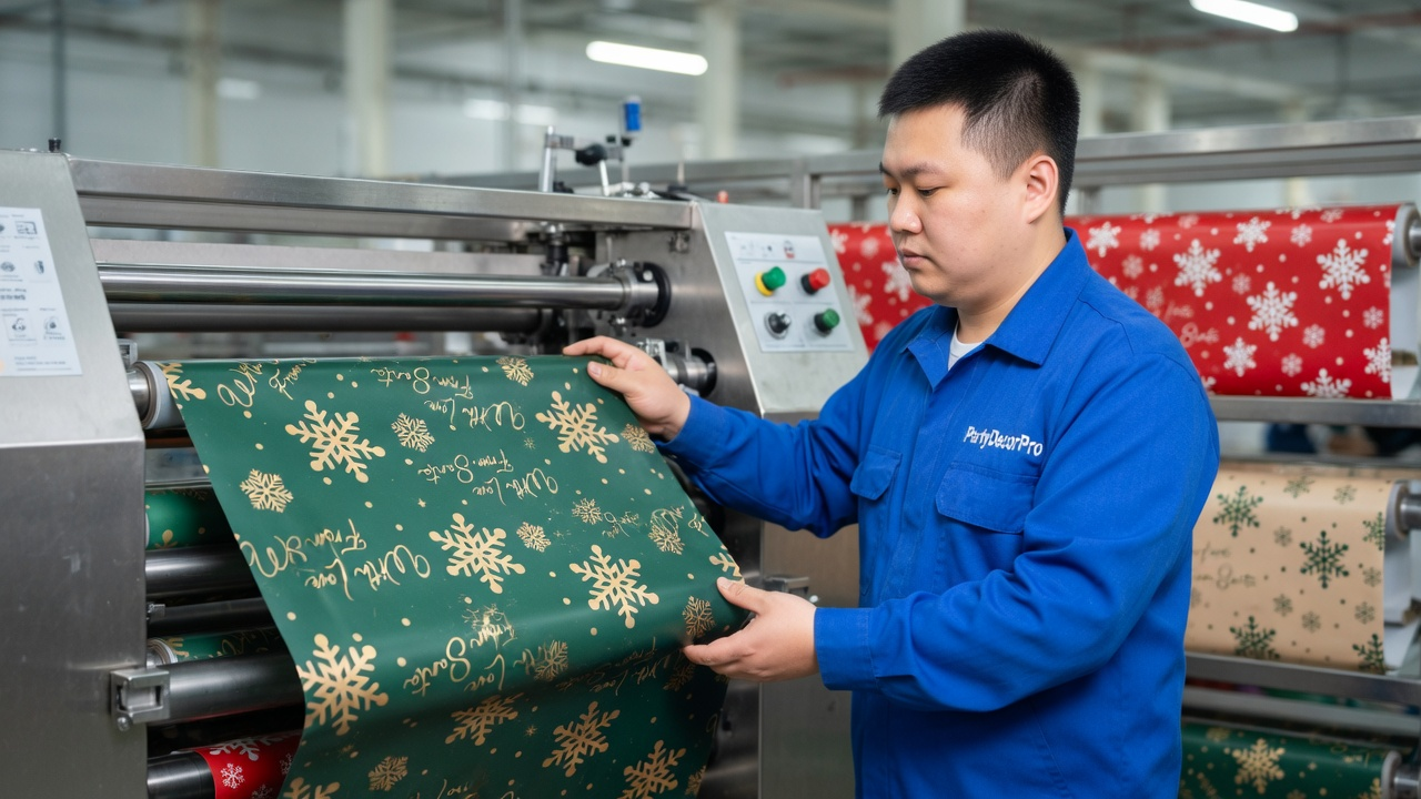 gift gift wrap Manufacturing Process