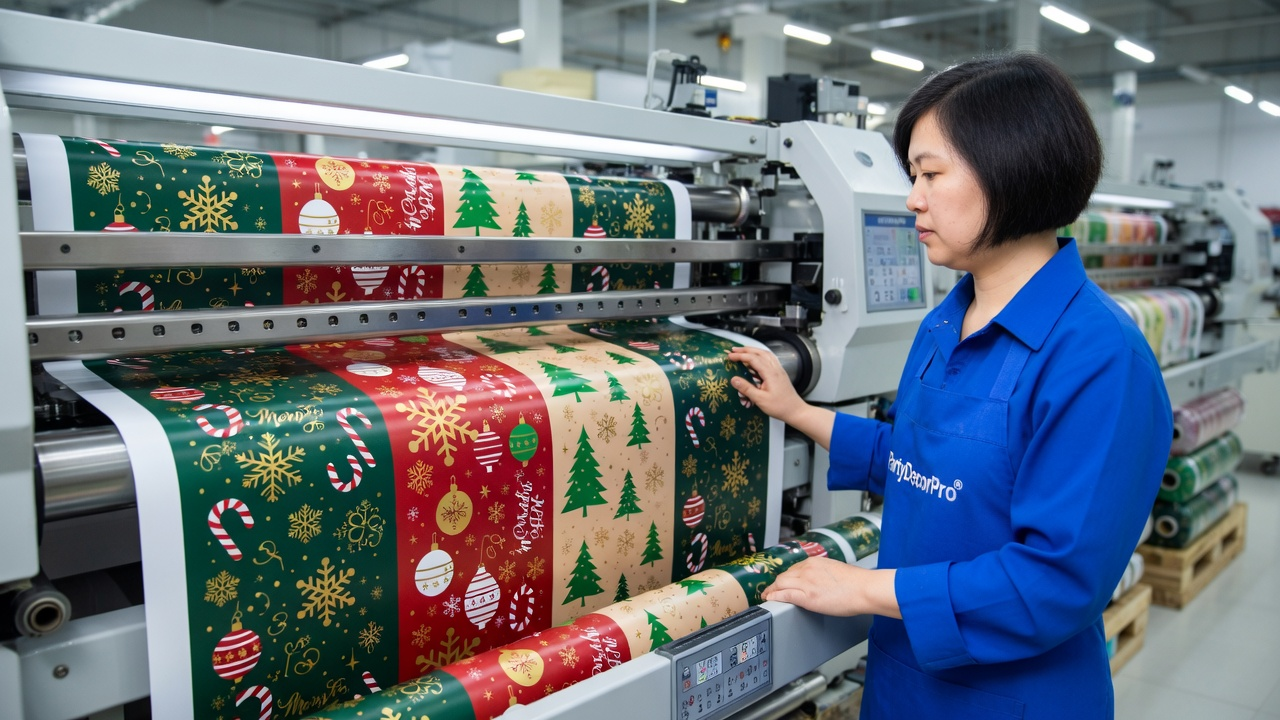 gift gift wrap Manufacturing Process