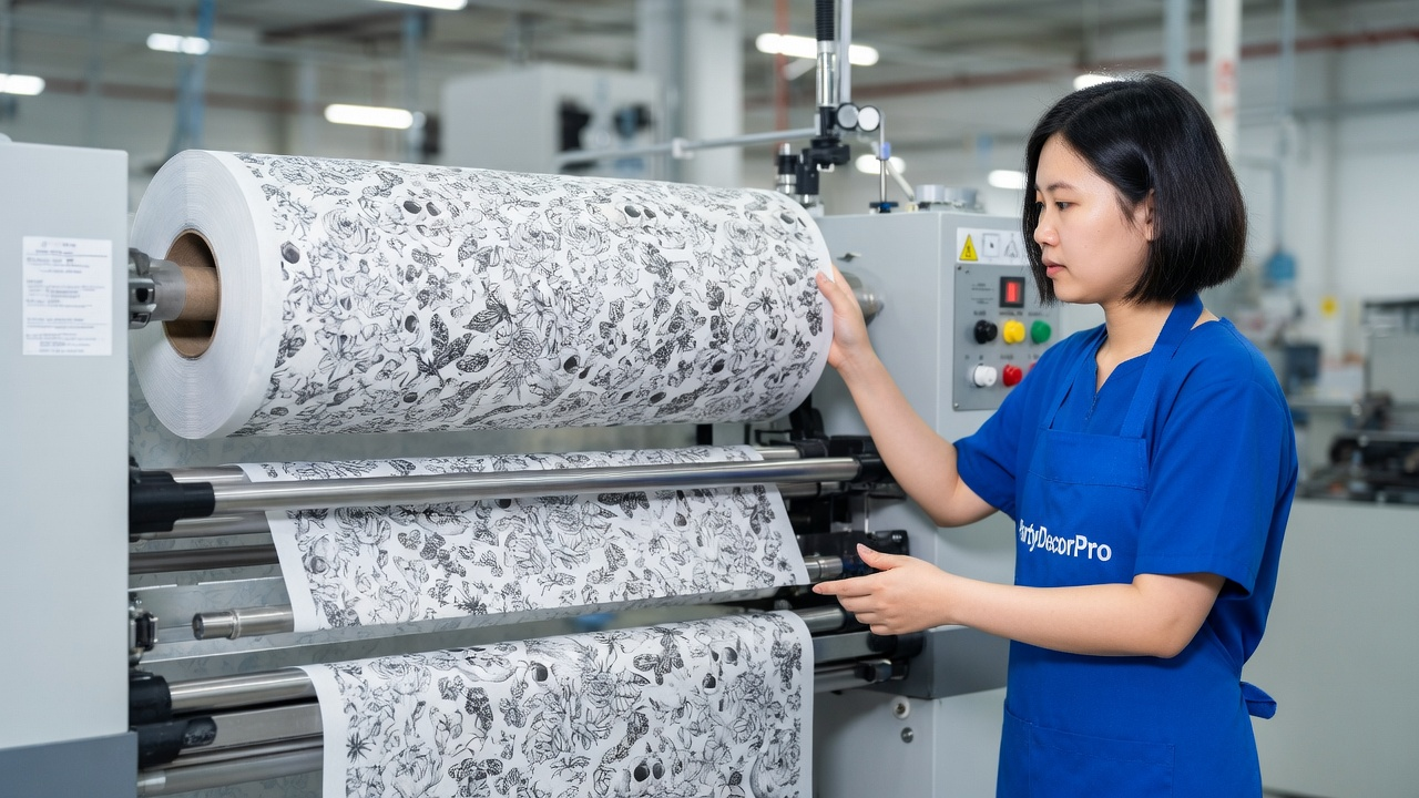 gift packaging tissue paper Manufacturing Process