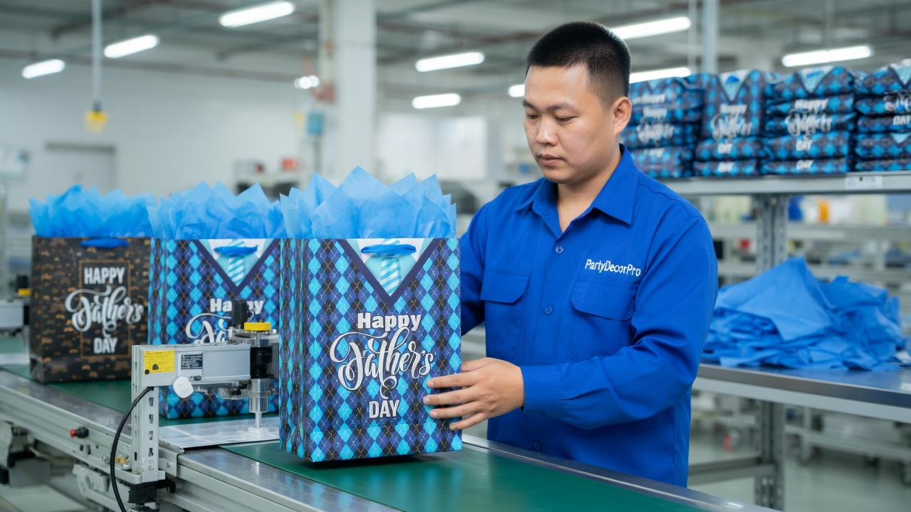 gift wrap bags Manufacturing Process