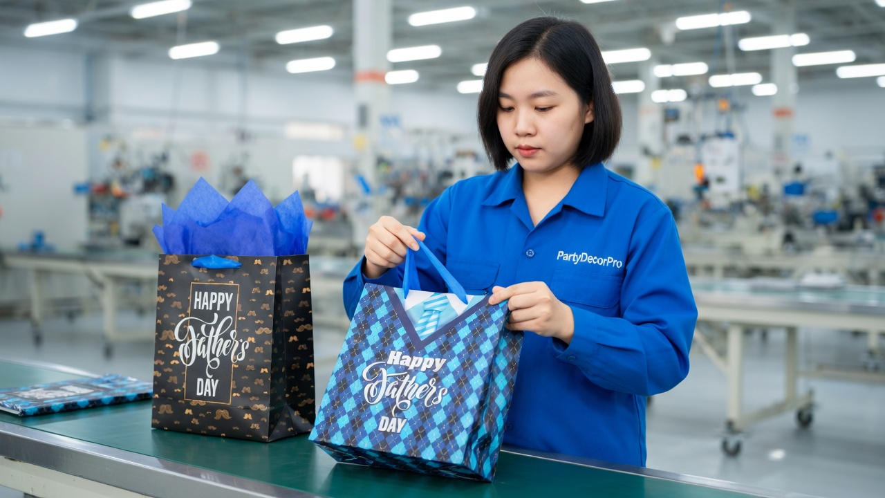 gift wrap bags Manufacturing Process