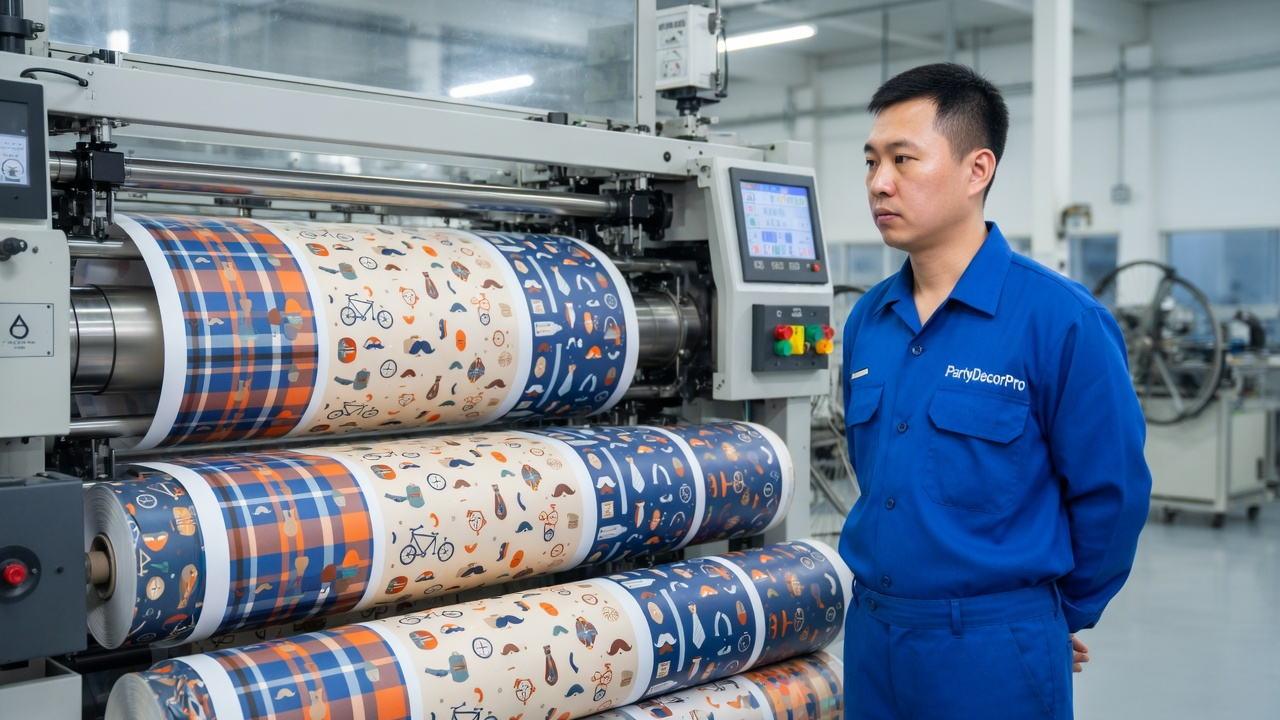 gift wrap paper Manufacturing Process 
