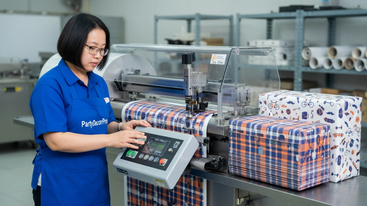 gift wrap paper Manufacturing Process 