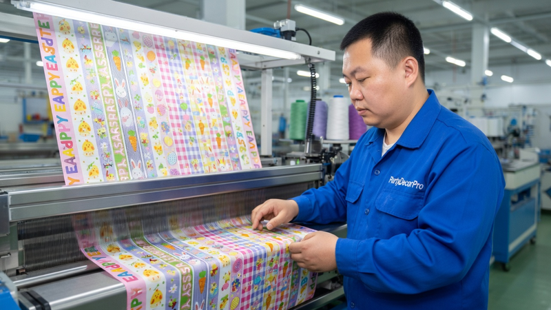 gift wrap ribbon Manufacturing Process 