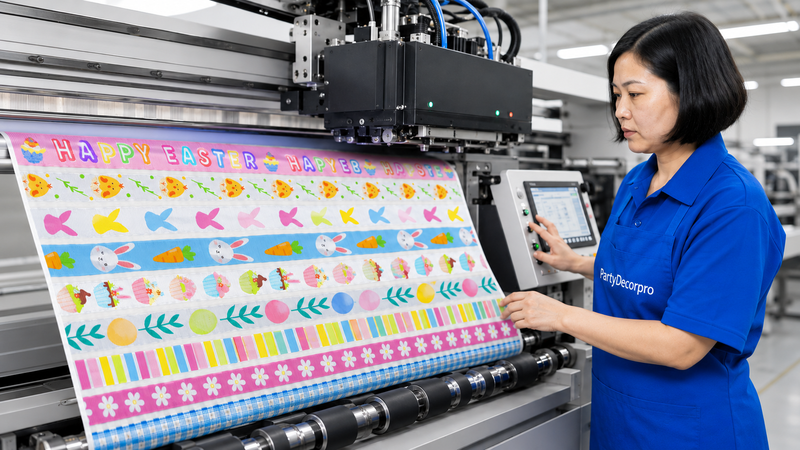 gift wrap ribbon Manufacturing Process 