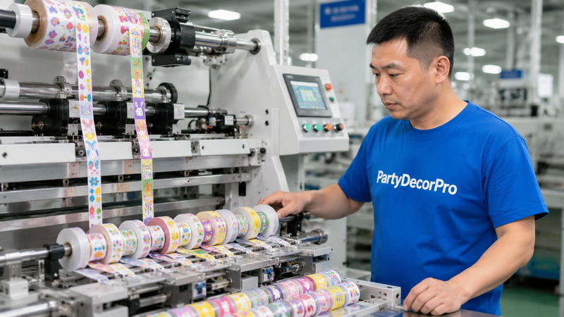 gift wrap ribbon Manufacturing Process 