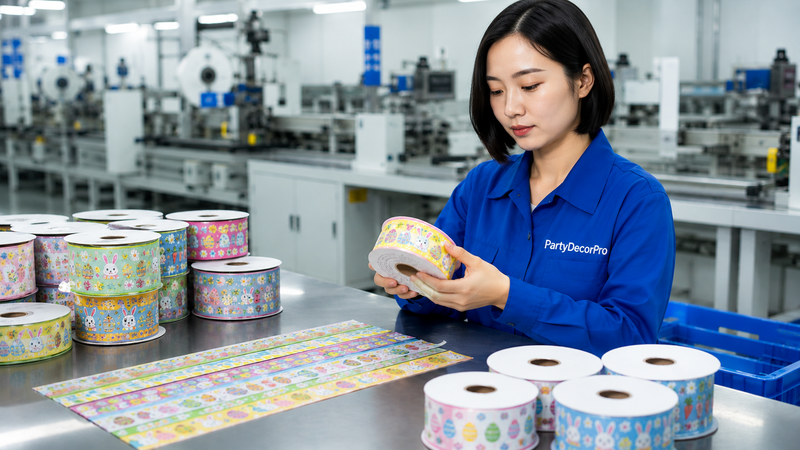 gift wrap ribbon Manufacturing Process 