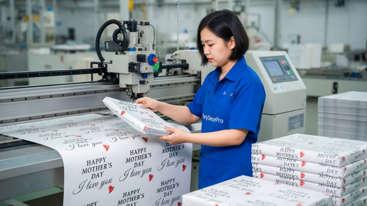 gift wrapper Manufacturing Process 