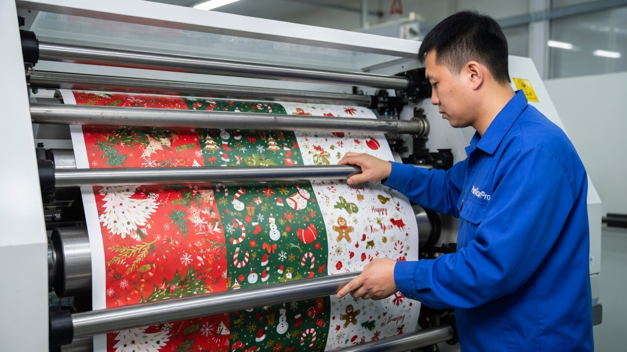 gift wrapping paper Manufacturing Process 