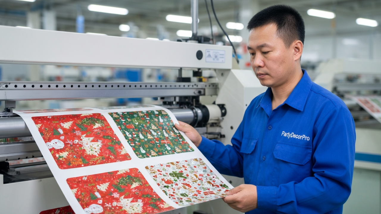 gift wrapping paper Manufacturing Process 