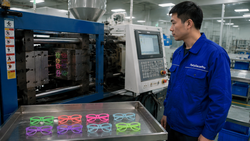 glasses for fun Manufacturing Process 