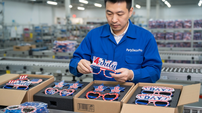 goofy sunglasses Manufacturing Process 