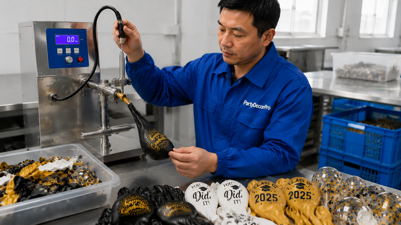 graduation balloon Manufacturing Process