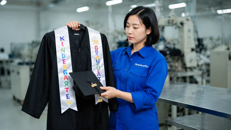 graduation cap and gown Manufacturing Process 