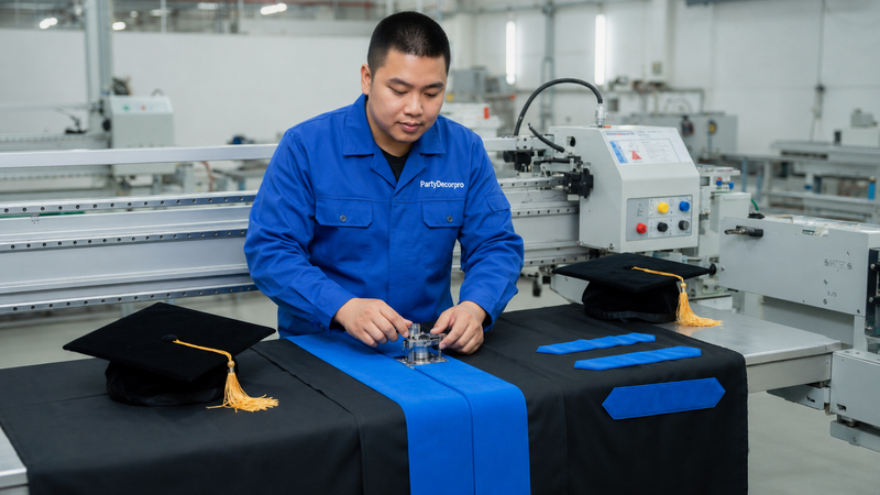 graduation commencement dress Manufacturing Process 