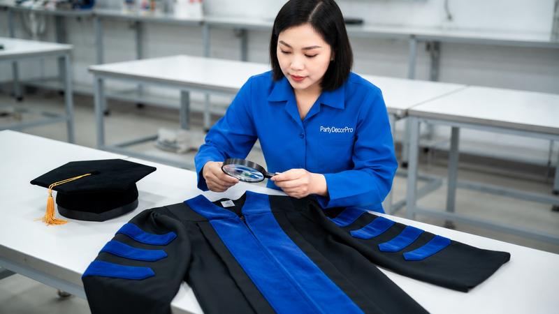 graduation commencement dress Manufacturing Process 