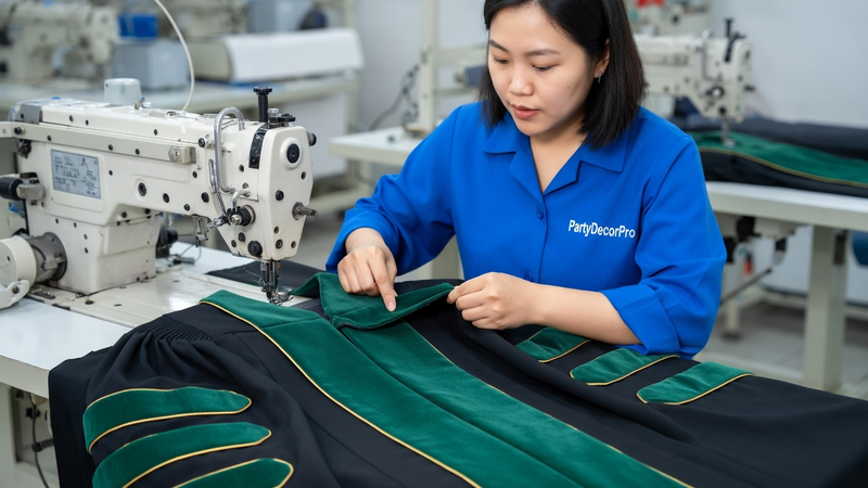 graduation gown Manufacturing Process 