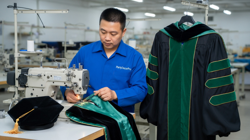graduation gown Manufacturing Process 