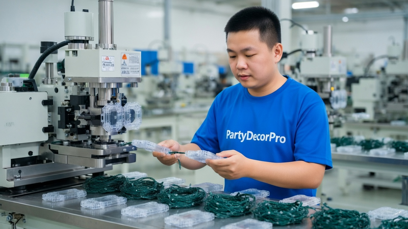 green rope lights Manufacturing Process 