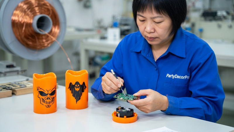 halloween decor candles Manufacturing Process 