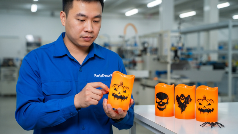 halloween decor candles Manufacturing Process 