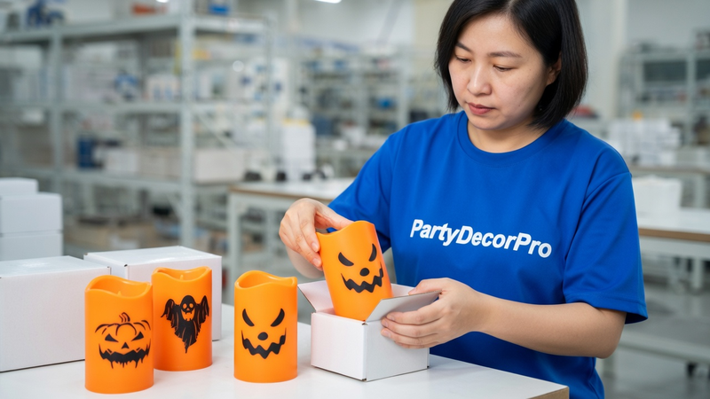 halloween decor candles Manufacturing Process 