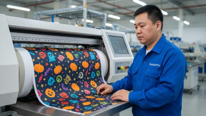 halloween dog bandana Manufacturing Process 