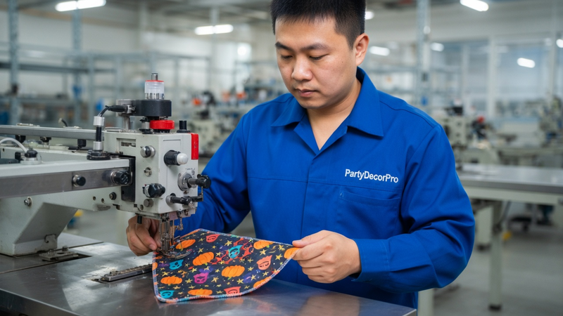 halloween dog bandana Manufacturing Process 