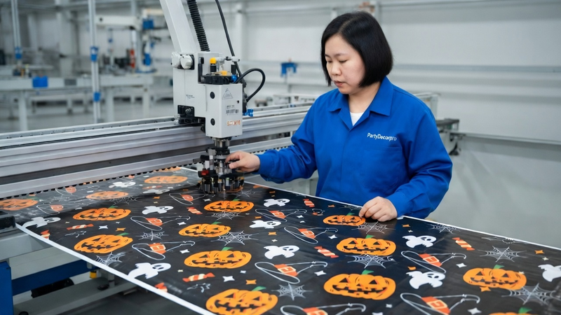 halloween tablecloths Manufacturing Process 