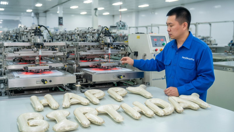 happy birthday balloons Manufacturing Process