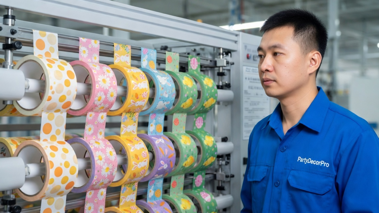 happy easter stickers Manufacturing Process