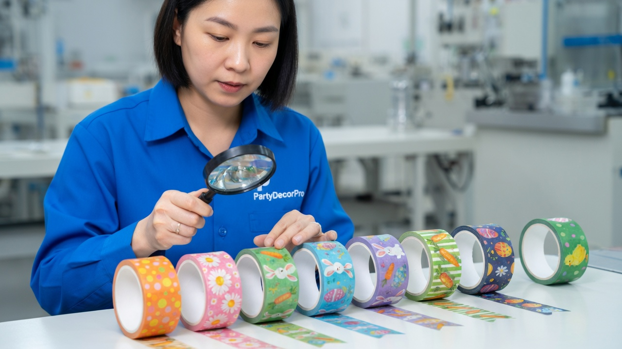 happy easter stickers Manufacturing Process
